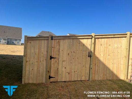 Charleston Style Wood Fence