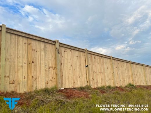 Charleston Style Wood Fence