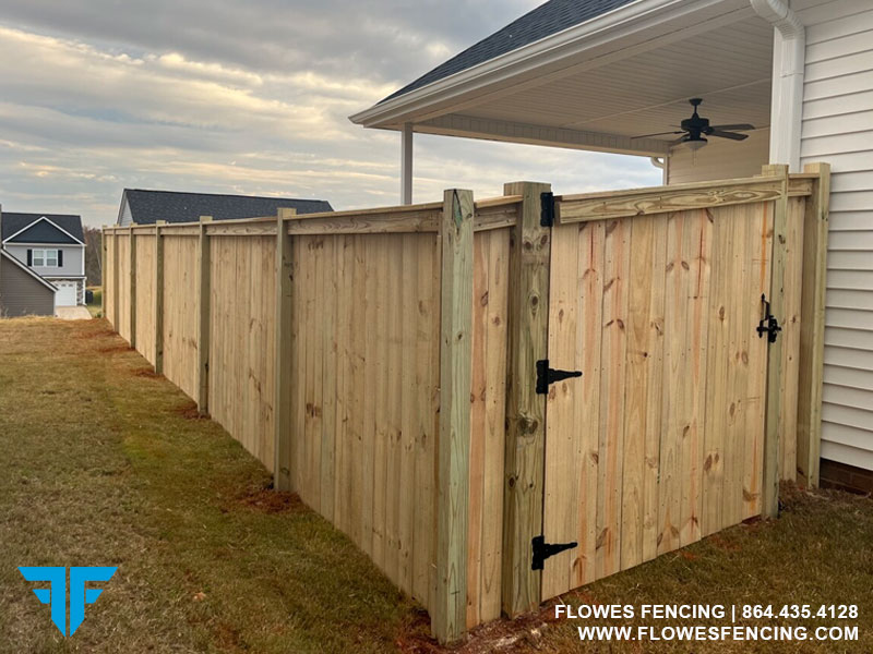 Charleston Style Wood Fence