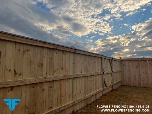 Charleston Style Wood Fence
