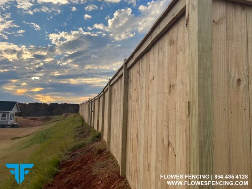 Charleston Style Wood Fence