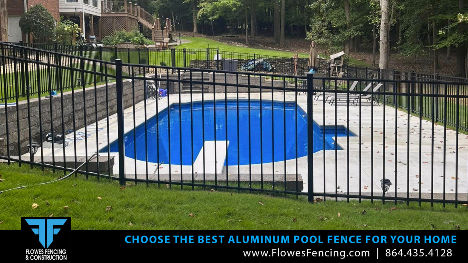 Aluminum Pool Fence Contractor | Flowes Fencing