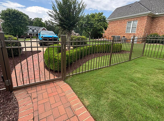 Metal Residential Fencing | Flowes Fencing & Construction